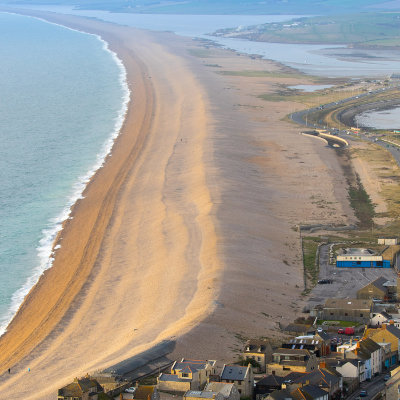 ridges in the shingle