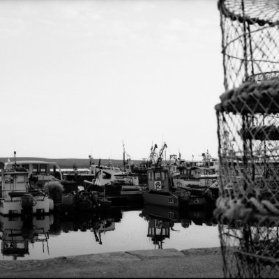 fishing boats and pots