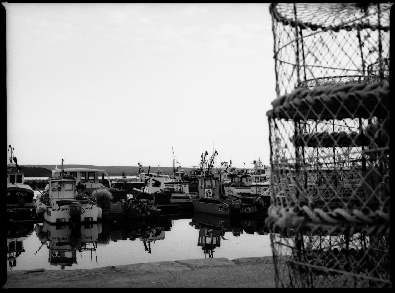 fishing boats and pots