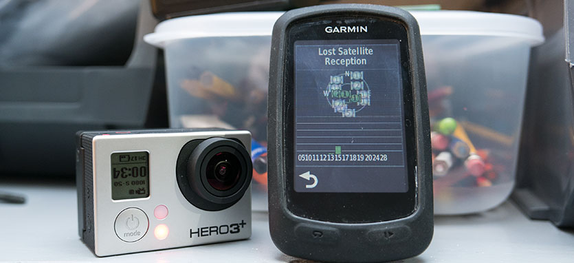 Garmin Edge 810 and GoPro Hero GPS problems