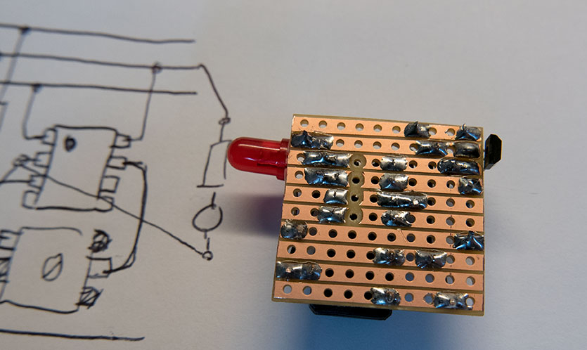 Stripboard circuit base