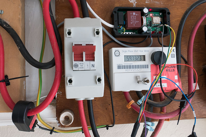 Updating the firmware on the data logger.