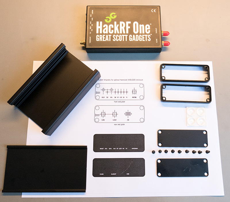 Click to view large image of Case parts and template