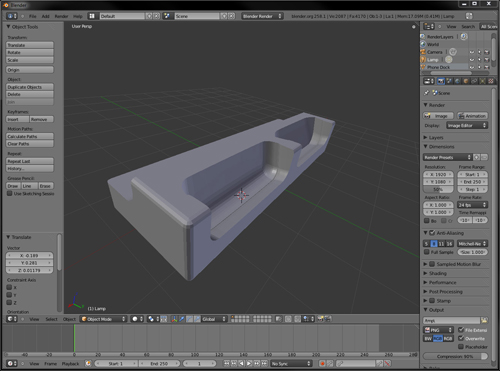 Blender 3D model