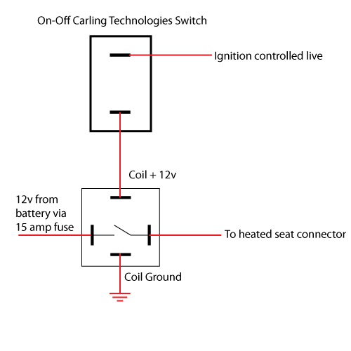 Heated seats wiring diagram