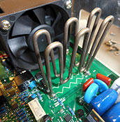 Click to view large image of Internal resistors and fan