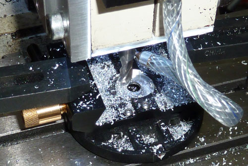 Milling the socket hole