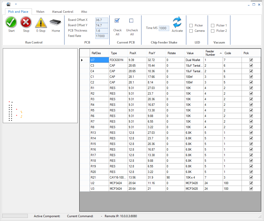 Click to view large image of Board file loaded