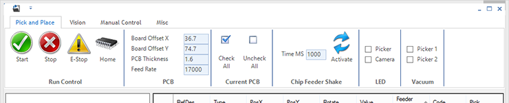 Pick and Place Controller Software