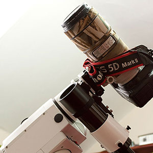 View the blog post for Camera mount with finder scope fitting for HEQ5 PRO mount