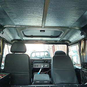 Blog post for Land Rover Defender roof insulation upgrade