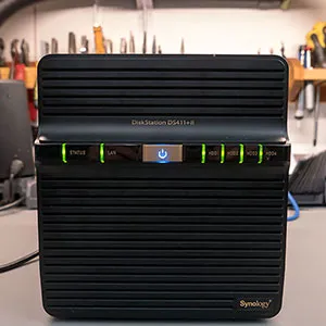 Synology DiskStation DS411+II Repair - Blue Flashing LED Photo