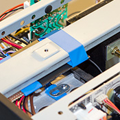 Click to view larger image of Board fitted to top support with tape