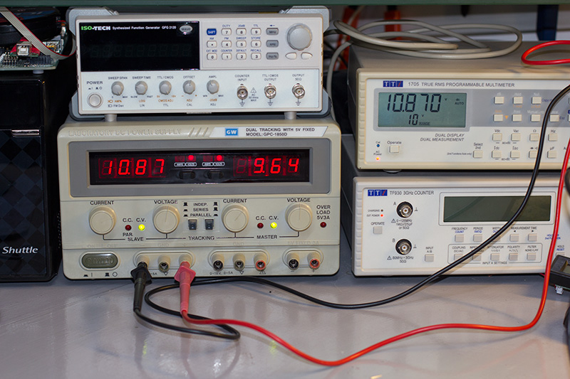 Click to view larger image of Testing the PSU