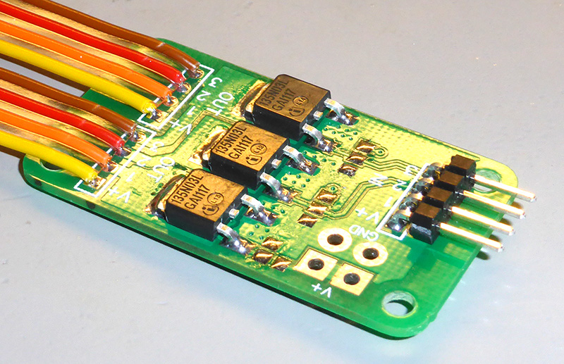 Click to view large image of Mosfet Booster PCB