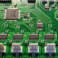 Click to view large image of Top view of completed board
