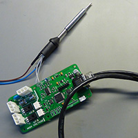 Click to view large image of Connected to main interface and controller board