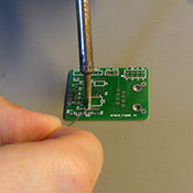 Click to view large image of Soldering the components