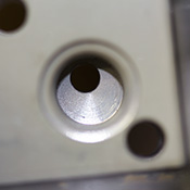 Click to view large image of Exit port on side of valve